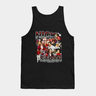 Nick Saban College Vintage Bootleg Tank Top